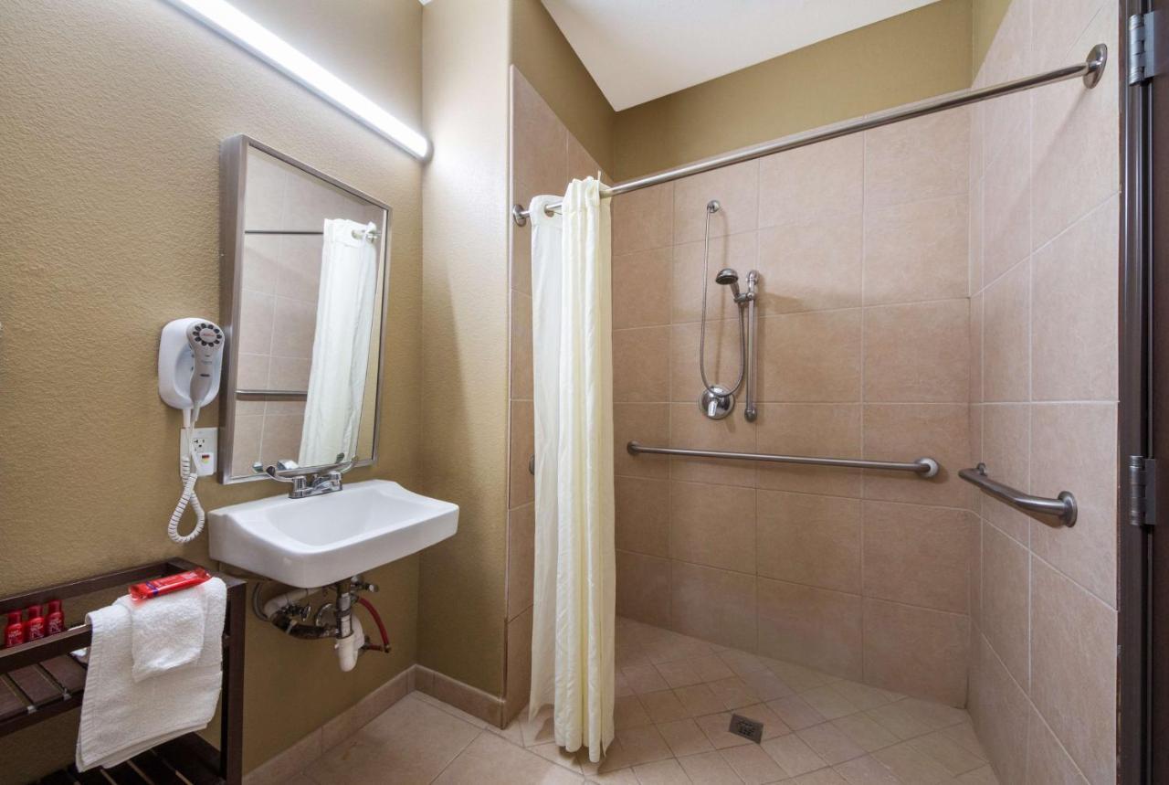 Double Room with Two Double Beds and Walk-In Shower - Disability Access/Non-Smoking