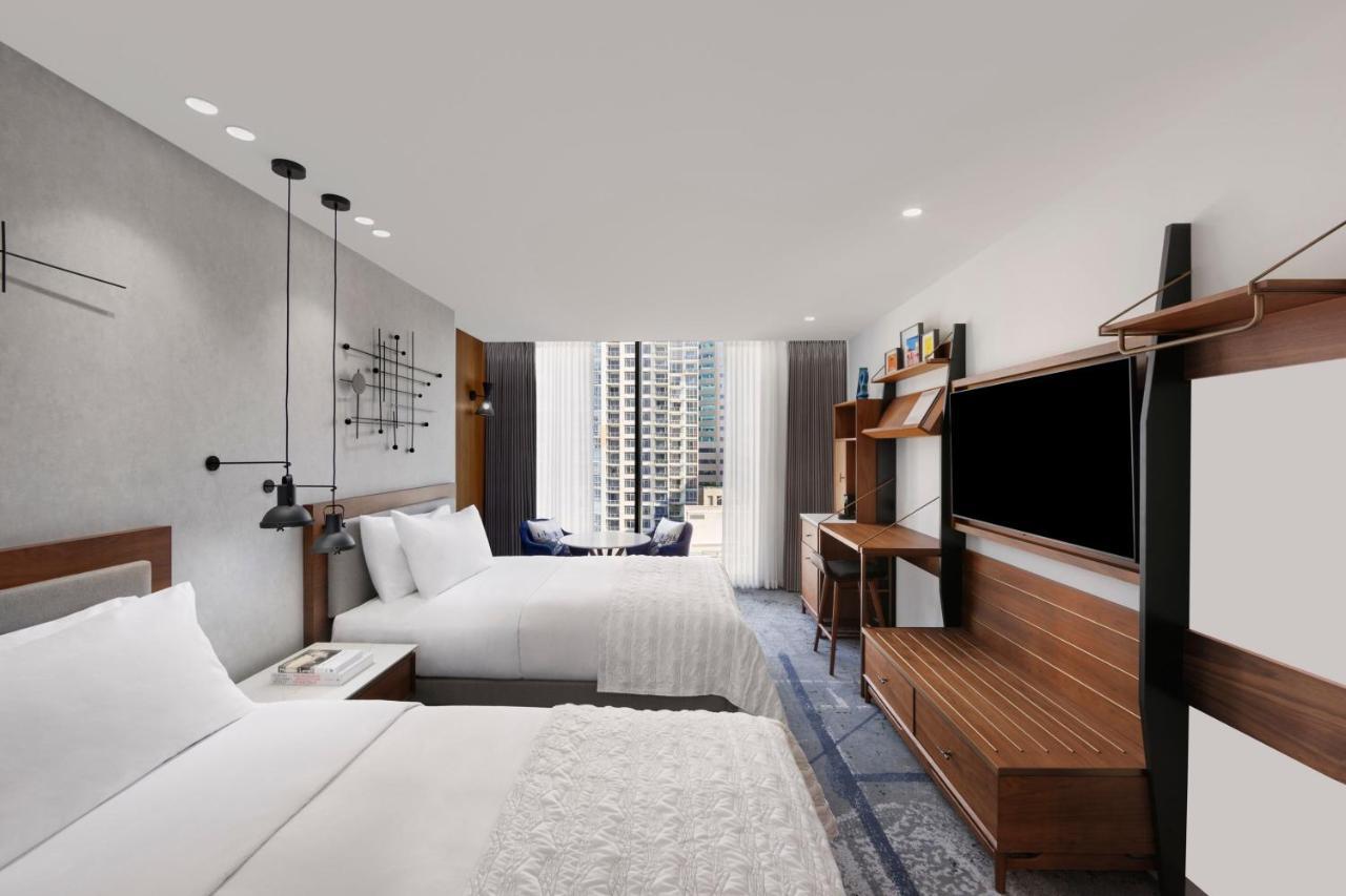 Superior Double Room with Two Double Beds and City View
