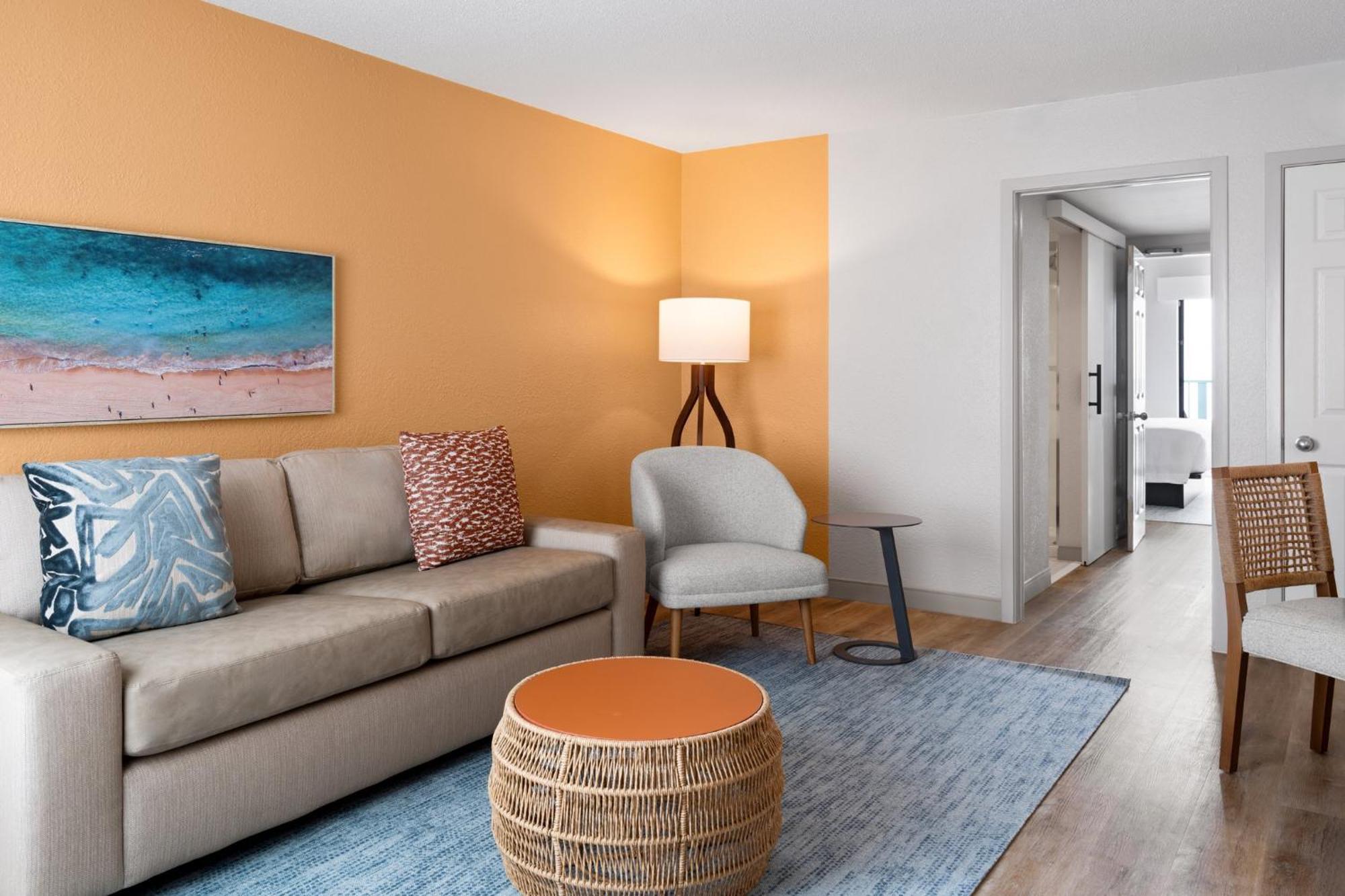 King Suite with Mobility Accessible Roll-In Shower - Ocean Front