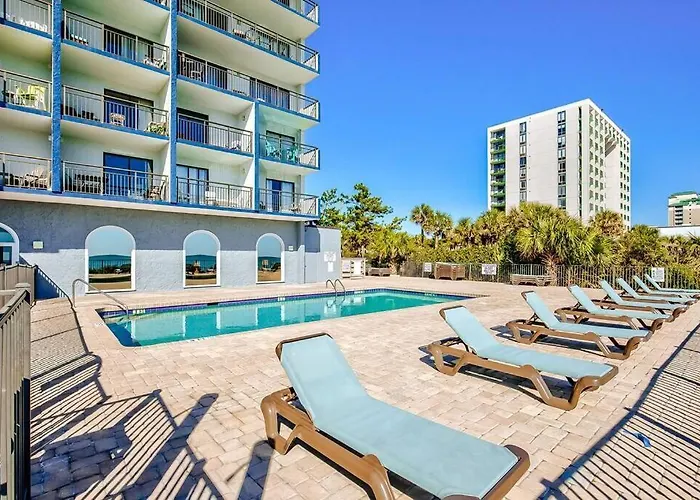 Royal Retreat-Amazing View-King Bed-1 Bedroom-Full Kitchen-Free Parking-Self Check-In Myrtle Beach